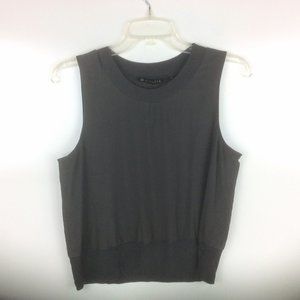 Athleta Zephyr Shell Tank in Arbor Olive Green Gray Size Small